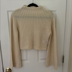 Cream Knit Women's Sweater